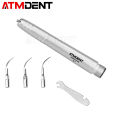 Dental Ultrasonic Air Scaler with 3 Tips Tooth Calculus Remover Cleaning Tool Handpiece Whiten Tooth Cleaner Dentist Lab. 
