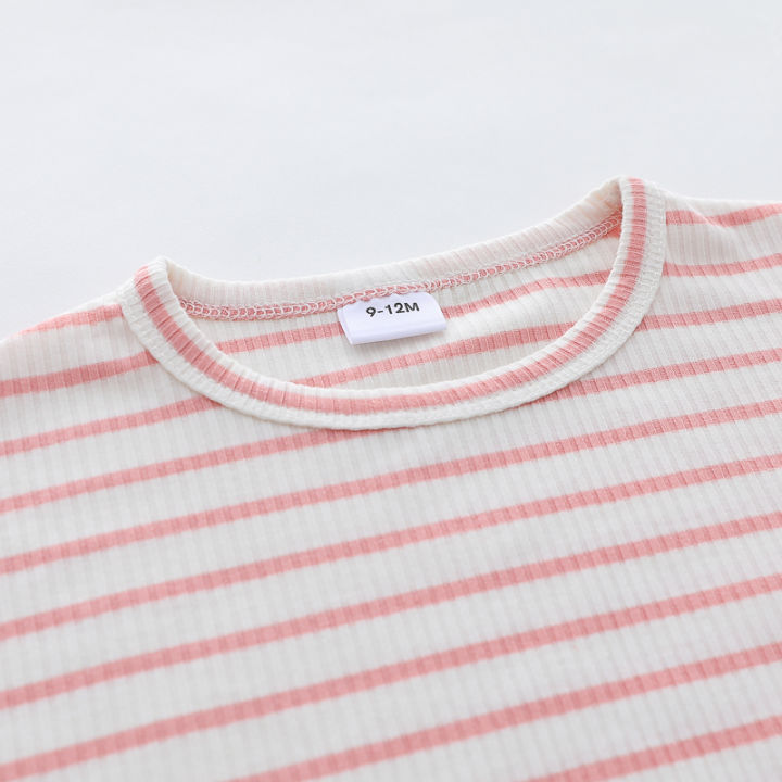 Summer%20fashion%20striped%20romper%20pants%20and%20short-sleeved%20shorts%20set%20for%20female%20infants%20and%20toddlers%20-%20Image%203