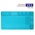 MECHANIC High-temperature Insulation Silicone Repair Mat Heat Resistance Work Pad for PCB BGA ESD Welding Solder Maintenance. 