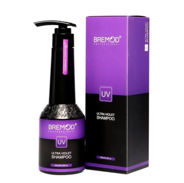 Bremod UV Ultra Violet Shampoo 250ml Removes Yellow tone