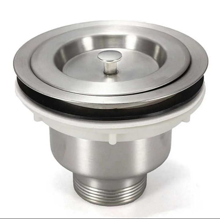 Stainless Steel Kitchen Sink Drain Stopper Basket Strainer Wast