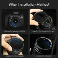 37-86mm UV Filter Lens MC Ultra Slim Optics with Multi Coated Protection 37mm 40mm 43mm 46mm 49mm 52mm 58mm 62mm 67mm 77mm 82mm. 