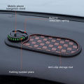 SEAMETAL 2 in 1 Dashboard Anti Slip Mat with Phone Mount 360-Degree Rotation Car Phone Holder Non-Slip Adhesive Mat for Car. 