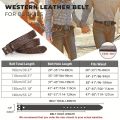 Genuine Leather retro men's and women's belt embossed pure cowhide retro nostalgic belts for women versatile jeans Western style. 