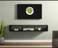 wall hanging LED tv console wall mounted tv shelves storage shelves media and tv storage shelves. 