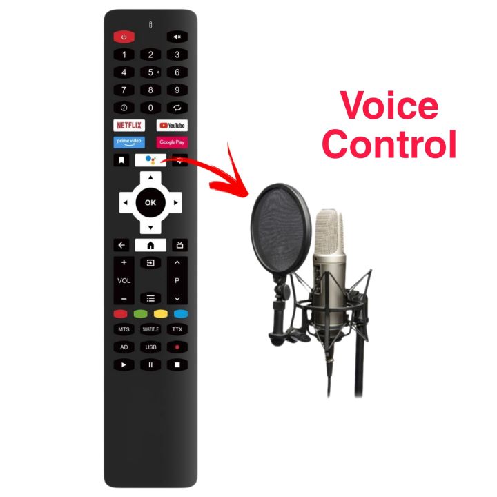 Eco Star New Voice Remote Control For Ecostar Smart TV LCD & LED Origonal Remote