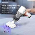 Dust Cleaner Bed Mite Removal Instrument Handheld UV Mattress Vacuum Cleaner Wireless Cleaning Machine for Pillows Sheets Brush. 