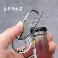 Classic Men Mini Keychain Outdoor Multi-Functional 2-In-1 Metal Bottle Opener With Two Key Rings For Boy Gifts.