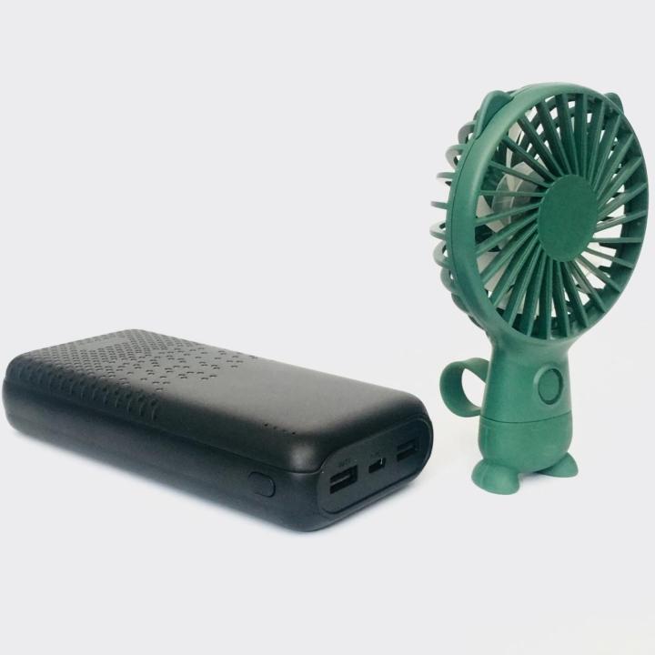 YOSONDA%2020000mAh%20Power%20Bank%202.1A%20Fast%20Charging%20Jump%20Cat%20U-S-B%20Fan%20Free%20-%20Image%203