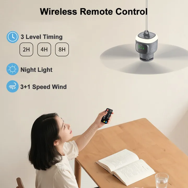 12000mAh%20Portable%20Ceiling%20Fans%20Outdoor%20Camping%20Fan%20Tent%20Air%20Circulator%20Cooler%20Rechargeable%20Electric%20Fan%20Remote%20Control%20LED%20Light%20-%20Image%204