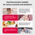 300℃ Digital Food Thermometer For Meat Kitchen Cooking Water Milk Food Probe Temperature Meter BBQ Electronic Oven Tool. 