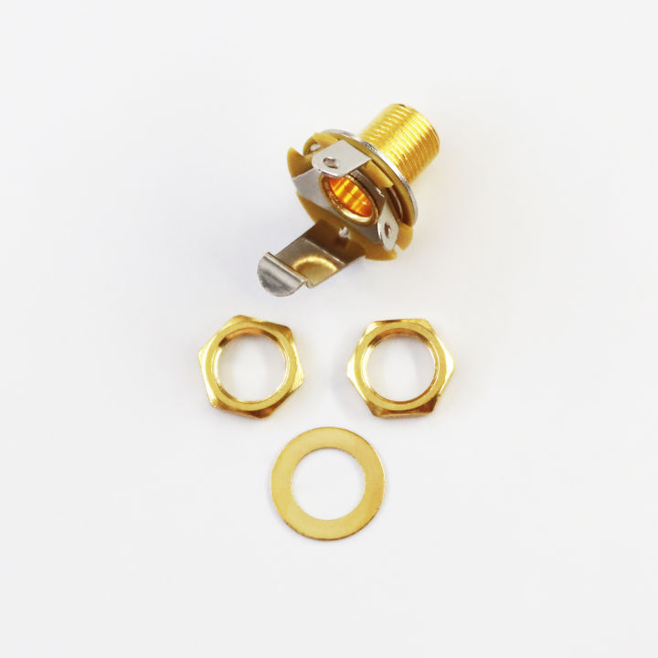 1/4'%206.35mm%20Guitar%20Mono%20Jack%20Socket,%20Replacement%20for%20ST/TL/LP/SG/Bass%20Style%20Electric%20Guitar,%20Golden/Chrome/Black%20-%20Image%207