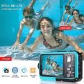 Double Screen Waterproof Camera 24MP 16x Digital Zoom Dive Camera. 
