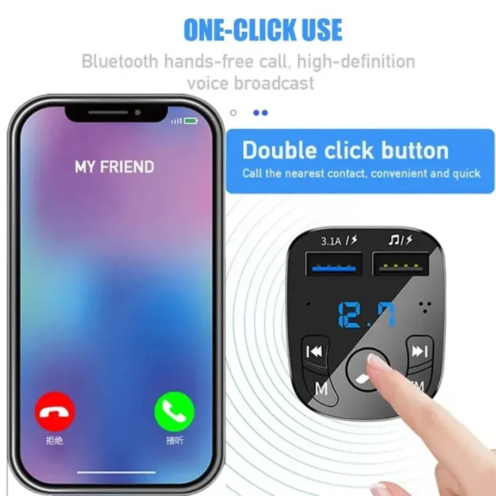 1/12pcs%20Car%20Mp3%20Player%20Dual%20USB%20Fast%20Charger%20Bluetooth%20Receiver%20Compatible%20With%205.0%20Fm%20Transmitter%20USB%20Flash%20Drive%20Plug%20Car%20Kit%20-%20Image%206