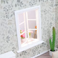 1/12 Dollhouse Wooden Window Frame Model Dollhouse Mini Furniture Decoration Toy Dolls House Micro Scene Construction Props. 
