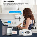 Tuya Brazil Plug 16/20A WiFi or Zigbee or EWelink, Socket with Power Monitor, Smart Life App Remote Control, Voice for . 