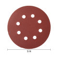 100Pcs 5inch Sandpaper 8 Hole 80Grit-3000Grit Mixed Sanding paper Round Auto Self-adhesive Sand 125mm Sanding Pad Polishing Tool. 