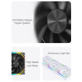 Jungle Leopard  Prism XH Flowing Running Lights PC Case Fan 120mm  ARGB Cyclic Mirror Light Effect PWM Cooling Fan. 