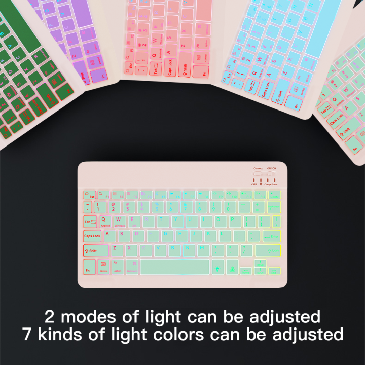 Wireless%20Backlit%20Keyboard%20For%20iOS%20Android%20Windows%20Systems%20Rechargeable%20Backlight%2010%20Inch%20Teclado%20For%20Mac%20iPad%20MatePad%20Laptop%20-%20Image%204