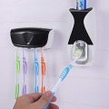 Automatic Toothpaste Dispenser Set with Wall-Mounted Toothbrush Holder – Hands-Free, Hygienic, Random Colors. 