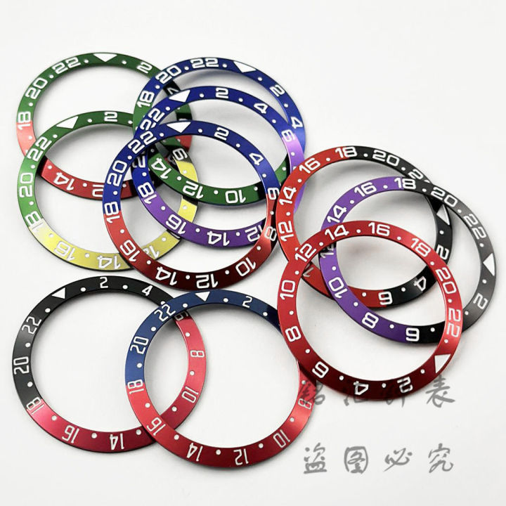 38mm%20Black%20Blue%20Red%20Yellow%20Green%20Purple%20Aluminum%20GMT%20Bezel%20Sloping%20Diving%20Watch%20Insert%20Watch%20Replace%20Watch%20Bezel%20Inserts%20Ring%20-%20Image%203