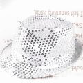 Jazz Hat Glitter Sequins Cowboy Caps Role Play Prop Performance Costume Women Men Shiny Beading Hats Dance Show Party Hip Hop. 