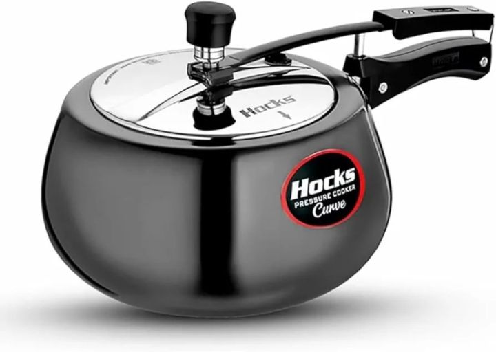 Hocks Black Contura Pressure Cooker Induction Compatible Litre