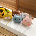 Mini Crossbody Bag for Children Cute Cartoon Cat Baby Girls Shoulder Bags Boys Kids Small Coin Purse Handbags Wallet. 