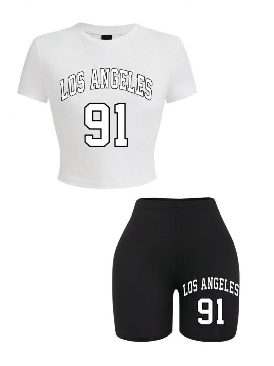 Women%20Slim%20Crop%20T-Shirts%20&%20Shorts%20Two%20Pieces%20Set%20Brooklyn%20New%20York%20City%20Art%20Letter%20Prints%20Tops%20Fashion%20Modal%20Cotton%20Soft%20Clothes%20-%20Image%202