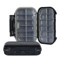 Goture Waterproof Fishing Box Double Side Removable Grid,Fishing Tackle Box for Bait Lure Hooks Storage,Carp Fly Fishing Box. 