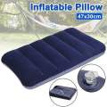 Inflatable Pillow Camping Travel Pillow Squared PVC Flocked Fabric Air Pillow for Camping Hiking. 