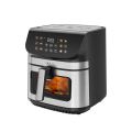 Sokany 12 Litre Large Air Fryer SK-10104 | Double Heater Up And Down | 12 Preset Menu | Viewing Window. 