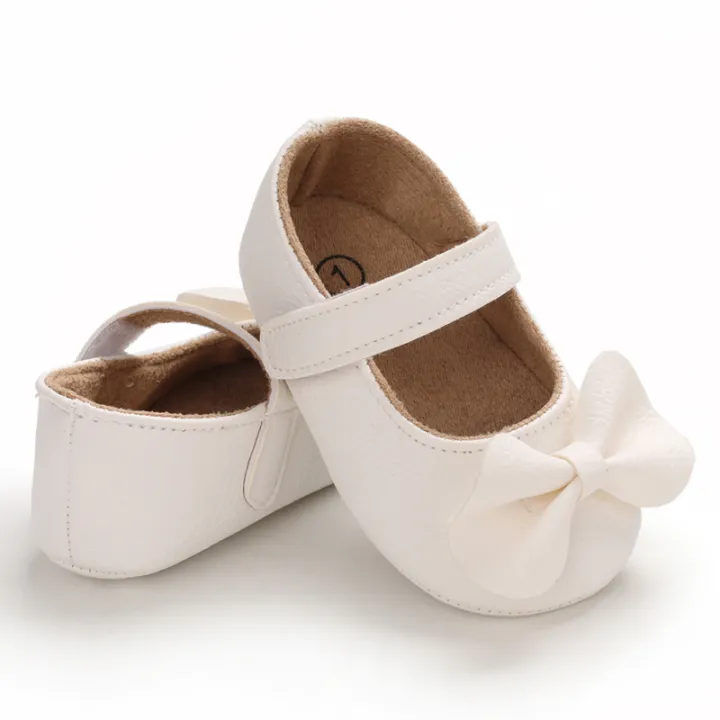 Solid%20color%20PU%20leather%20girl%20princess%20bow%20flat%20shoes%20with%20anti%20slip%20%20sole%20walking%200-18M%20newborn%20baby%20dress%20shoes%20-%20Image%204