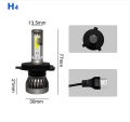 Car LED headlight mini no fan all in one headlight h1h4 led fog light. 