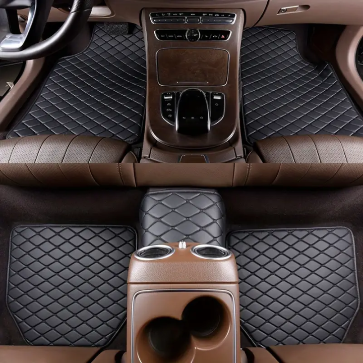 Kcimo%205Pcs%20Car%20Floor%20Mats%20PU%20Leather%20Waterproof%20Car%20Foot%20Pad%20Protector%20Pads%20Fashion%20Universal%20Car%20Carpet%20Cushion%20For%20All%20Seasons%20-%20Image%207