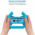 2 PCS Gaming Racing Steering Wheel Grip For Nintendo Switch OLED Joy con Controller Grip Racing Wheels Gamepad Accessories. 