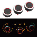 For Peugeot 307 Citroen C-triomphe C4 Switch Knob Heater Climate Control Buttons Dials Frame AC Air Con Cover Heat. 