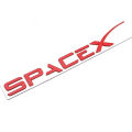 SpaceX Letters Sticker for Tesla Model 3 X Y S Tail Letter Label Emblem Car Accessories Stickers Logo Emblems Zinc Alloy SPACEX.