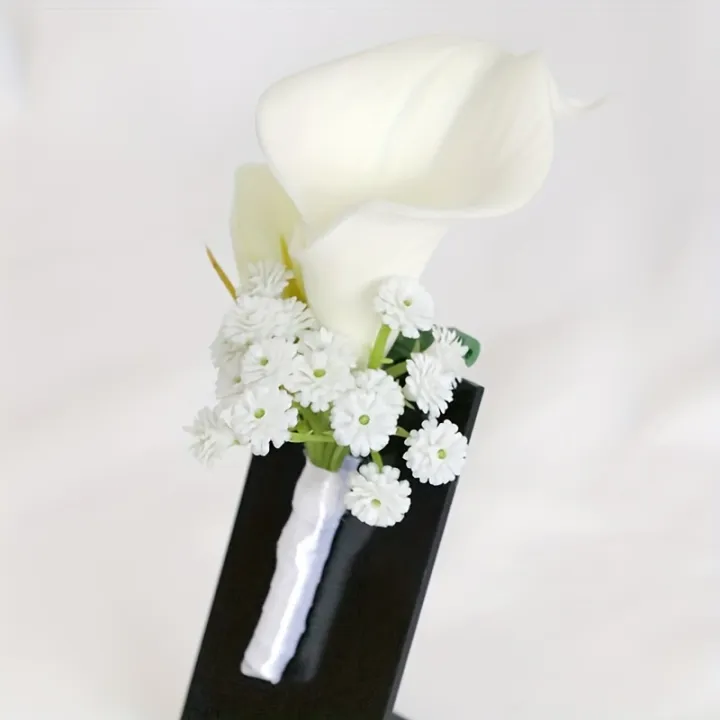 Wedding%20Accessories%20Bridegroom%20Bride%20Corsage%20Bridesmaid%20Sisters%20Wrist%20Flower%20Banquet%20Boudoir%20Hand%20Flower%20Imitation%20Calla%20Lily%20-%20Image%208
