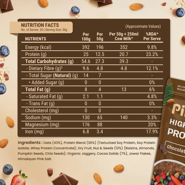 PINTOLA%2025g%20High%20Protein%20Oats%20400g,%20Chocolate,No%20Refined%20Sugar,%20with%20Almonds%20Raisin,%20Pumpkin%20and%20Chia%20Seeds,%208g%20Fibre,%20Rolled%20Oats,%20Breakfast%20Cereals%20%7C%20Gluten%20Free%20-%20Image%205