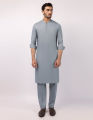 Junaid Jamshed Sticthed AZURE BLUE CASUAL KAMEEZ SHALWAR For Men And Boys -Collection:2026- Designcode: JJKS-A-33773/S26/JJ10455-CL. 