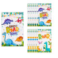 25/50Pcs Dinosaur Birthday Candy Goodie Plastic Gift Bag with Handles,Party Favor Bags Ideal for Cookies,Candy. 