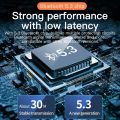 Bluetooth 5.3 Transmitter Receiver Stereo Low Latency AUX 3.5mm Optical Wireless Music Audio Adapter Remote Control For TV PC.