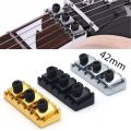 Miwayer 42mm Metal Locking Nut for Floyd Rose Tremolo System, Electric Guitar String Lock Replacement Parts with Wrench Screws.