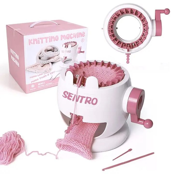 Hand Knitting Machine Knit for Scarf Hat 22 Pins Needle Positions Big Educational Learning Toy for Children