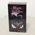 Mystic Black Rose Oracle Deck 78 Pcs Situations Tarot Cards Twin Flame Love Keywords Deck Healing Shadow Work Unique 10.3*6cm. 