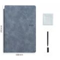 1 Pcs Reusable Whiteboard Notebook Set With Whiteboard Pen Erasing Cloth Leather Memo Pad Weekly Planner Portable Stylish Office. 
