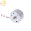 [YH]RF-300EA-1D390 DC 1.5V/3V/5V/6V 7250RPM Mini Mute 24mm Round Spindle Motor Precious Metal Brush Engine DIY Solar Power Toy M. 