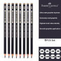 8 Pcs Faber-Castell Graphite Pitt Matt Pencil Set HB, 2B, 4B, 6B, 8B, 10B, 12B, 14B Sketching Drawing Artists’ Quality. 