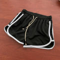 Summer Men and Women casual loose straight shorts lady stylish thin breathable wide leg gym short pants Women yoga Shorts. 